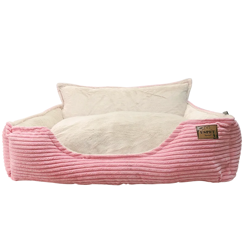 pet bed Wholesale Stylish Durable Eco-Friendly Dog Bed Thick Corduroy Removable Cover Orthopedic Flat Pad Customized  Picture S