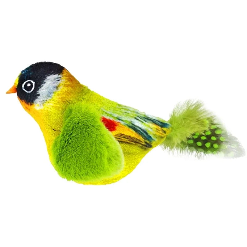 Interaktives Indoor-Katzenspielzeug für Vögel zum Jagen und Necken