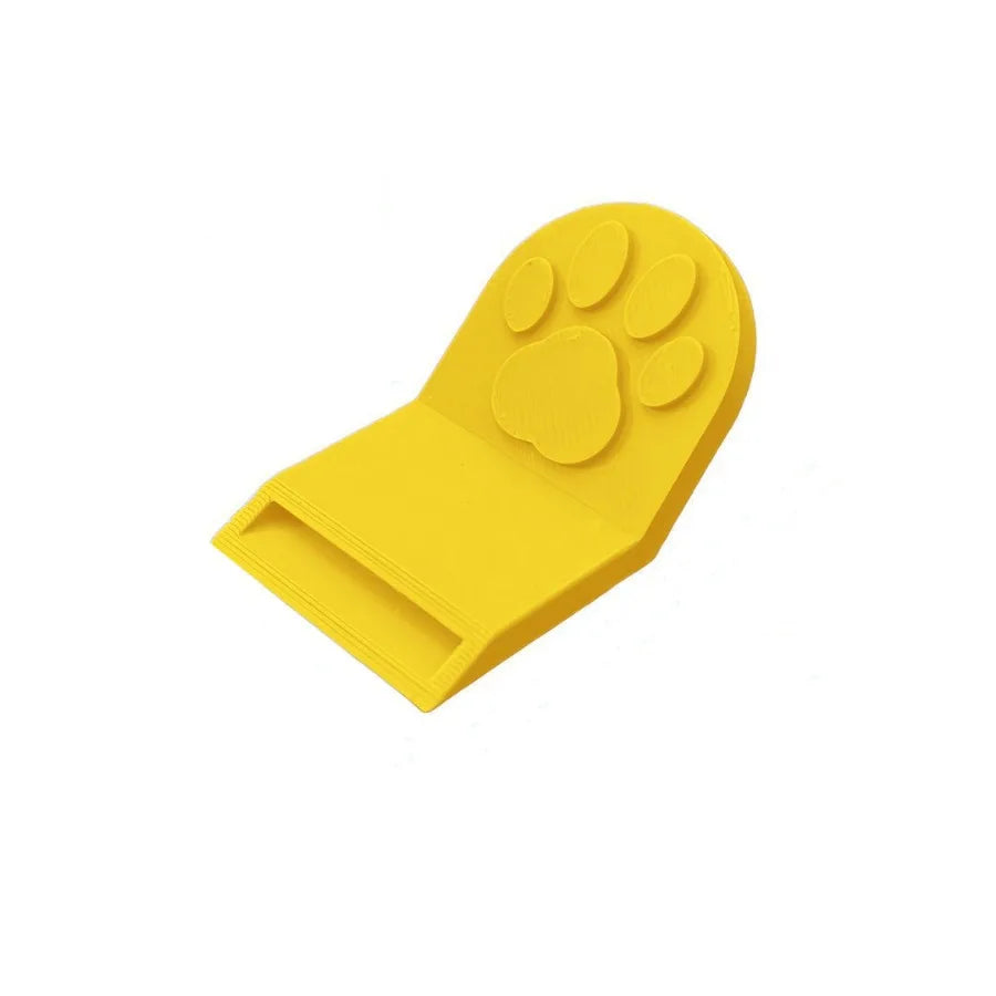 Cat Paw Shaped Pet Food Can Opener Cute Printed Multifunctional Portable Cat Dog Food Opener Safe And Easy To Grip