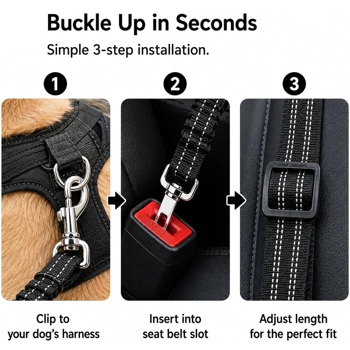 Pet Car Safety Belt Accessories for Dog Supplies Pets Collar Dogs Choker Small Breed Collars Harness Guard Things Puppy Big Home