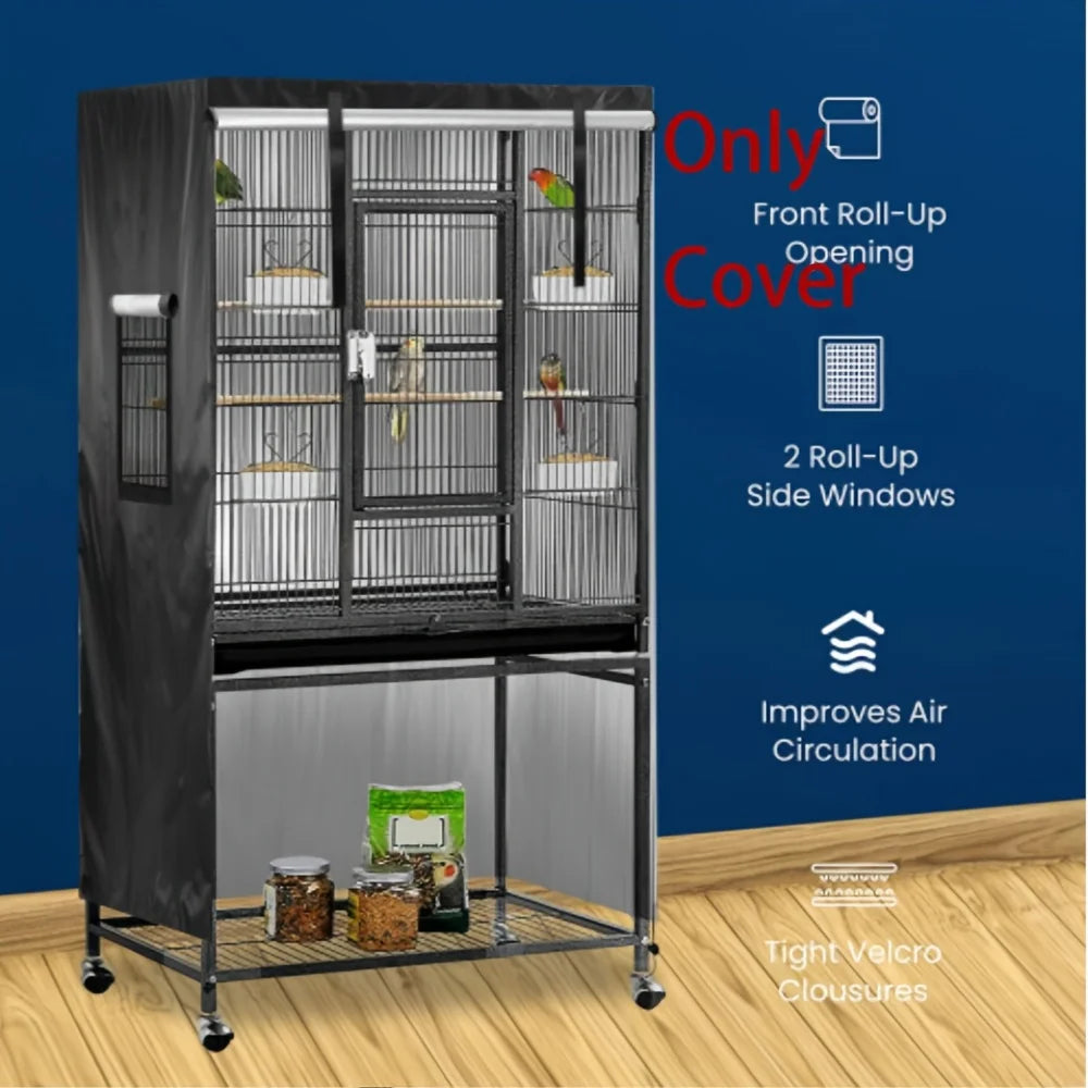 Bird Cage Features Privacy for Small Pets, Ideal for Parrots and Small Animals, Bird Cage Accessories