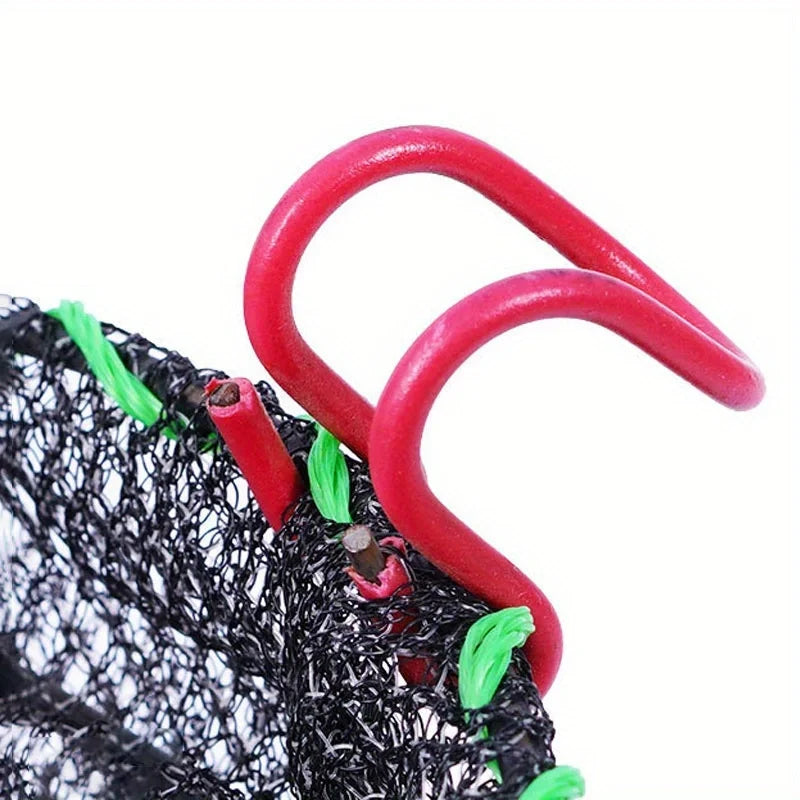 Faltbares Wurfnetz, Fischkäfig, 1-teiliges Nylon-Netz, feiner Käfig, geeignet für Krabben, Garnelen und Flusskrebs-Angelausrüstung, geeignet für