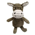 Plush Dog Toy Animal Shape Bite Resistant Squeaky Toys Corduroy Dog Toys for Small Large Dogs Puppy Pets Training Accessories