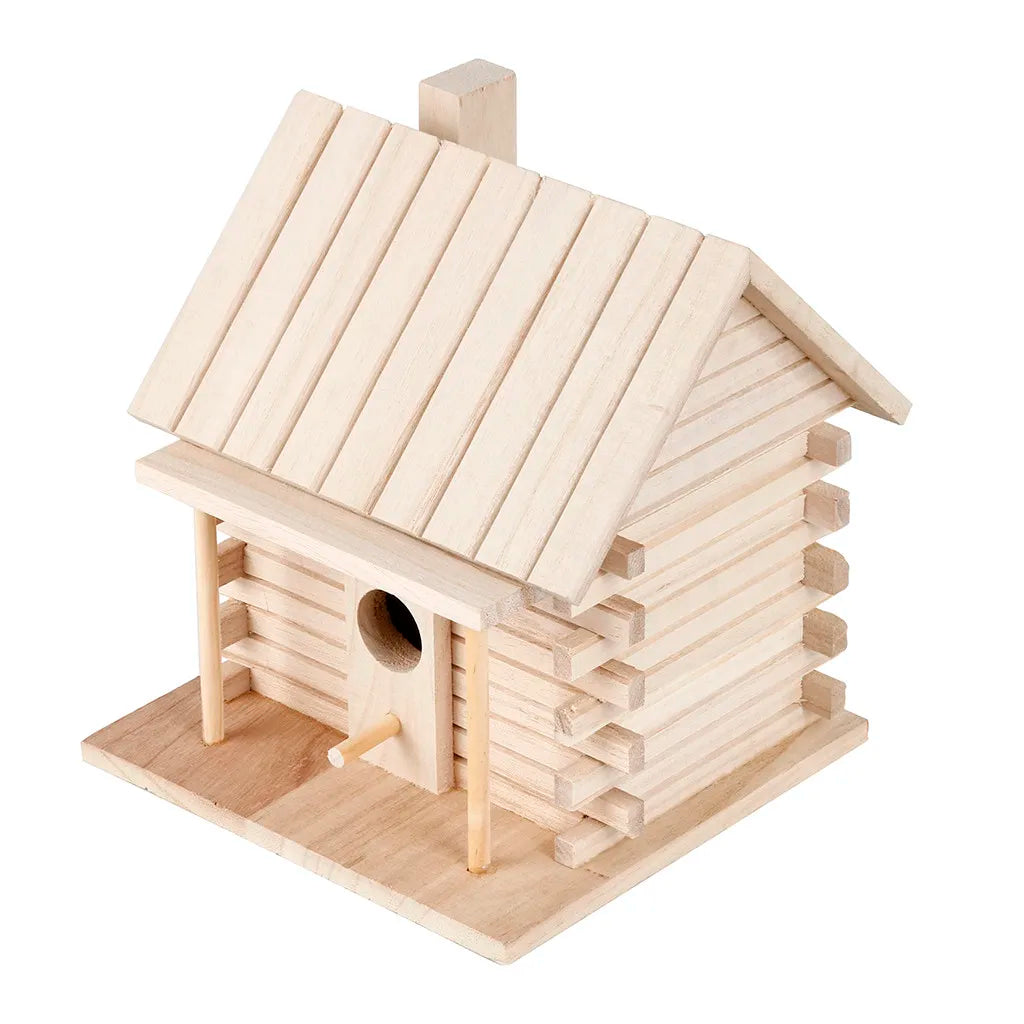 Wooden Mini Bird Cage Outdoor Hanging Birdhouse Box Garden Bird Cages Home Yard Decoration Bird Products Wooden Bird Parrot Nest