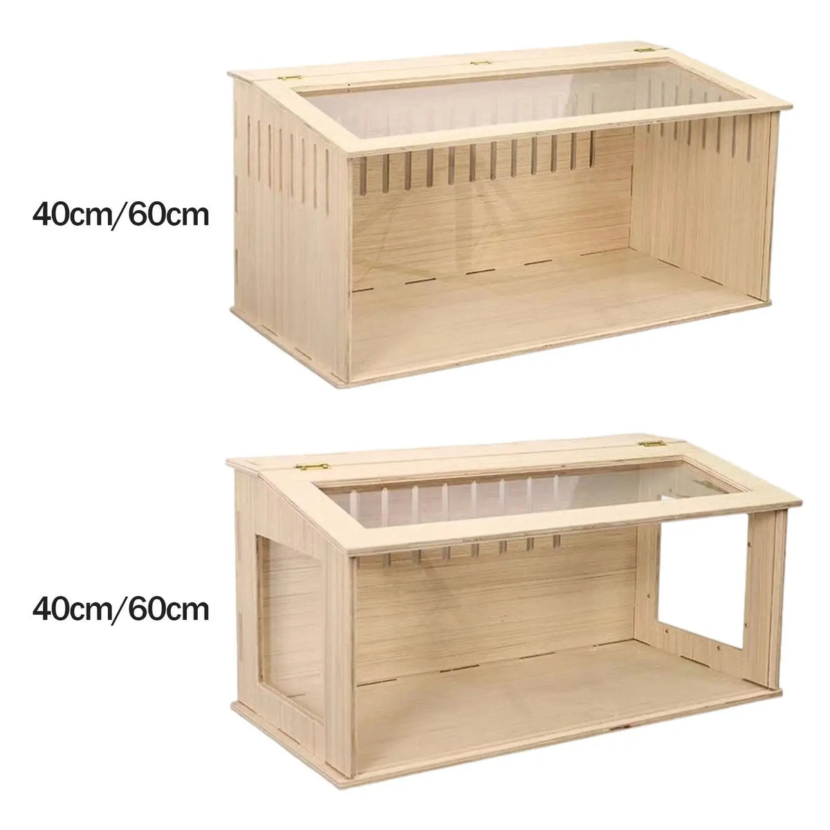 Wood Hamster Cage Nesting Box for Chicken Mice and Rat Habitat Feeding Box for Reptiles Hedgehog Mouse Guinea Pig Chinchillas