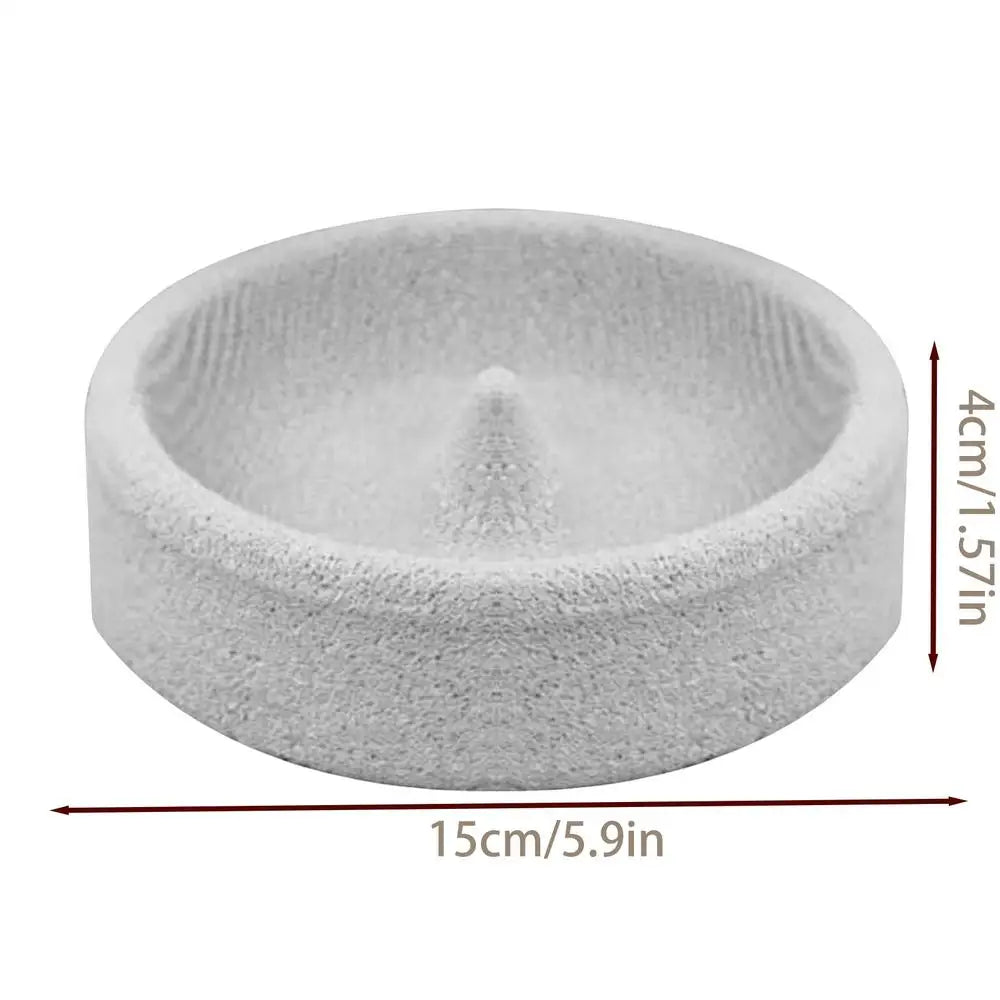 Round bird feeder Outdoor small parrot food dish Garden Round Birding Tool for balconies Water Pet Finch Parrots birdcages