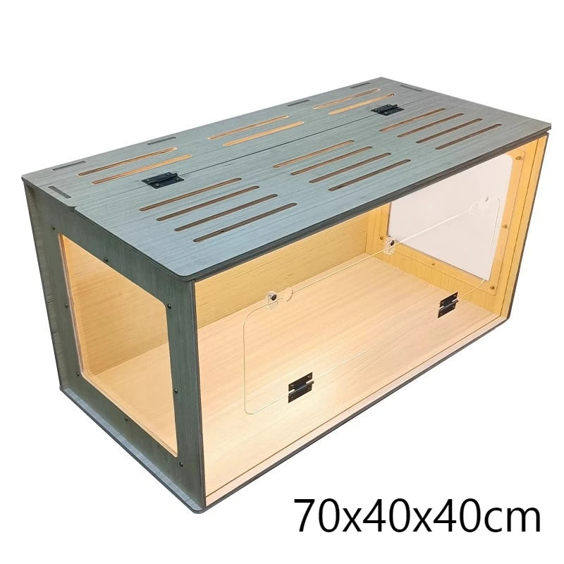 Hamster cage oversized golden bear luxury villa cheap acrylic transparent box small house chinchilla special cabinet cage