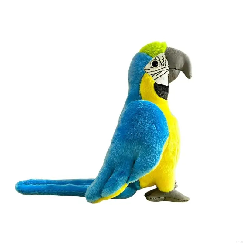 Plush Bird Toy Soft Companion Toy Parrots Shaped Toy For Kids Whimsical Bird And Home Decors Birthday Gift A2UB