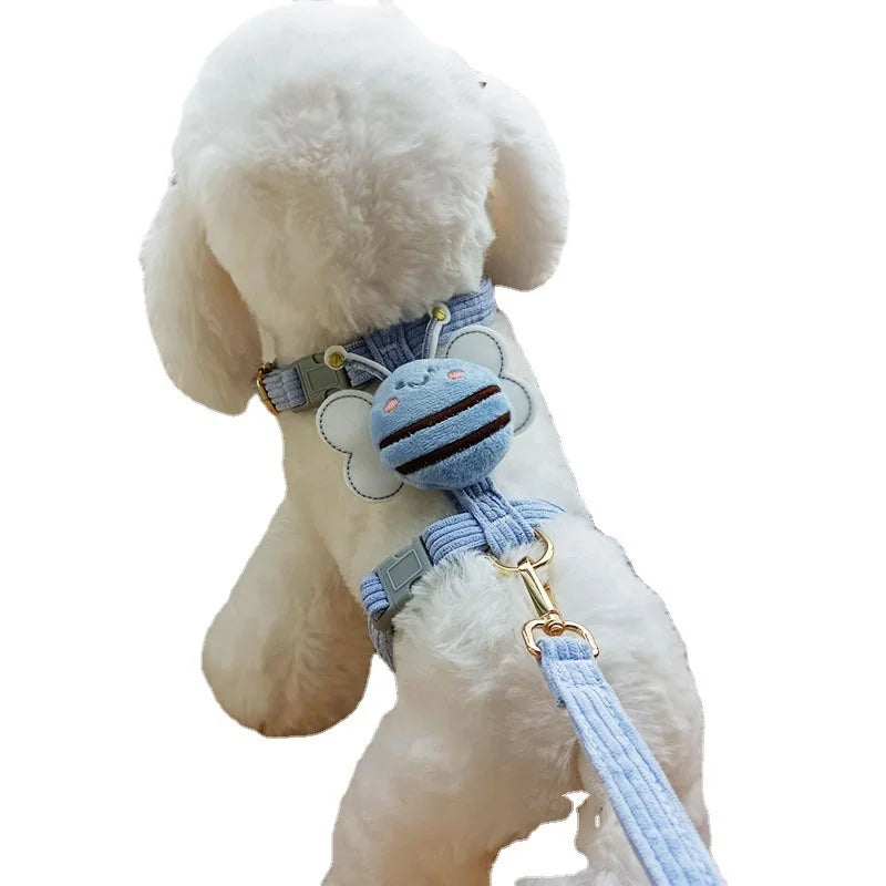Cat Harness Cute Bee Style Pet Harnesses And Leash Set Adjustable Harness for Cats Small Dogs Cat Accessories