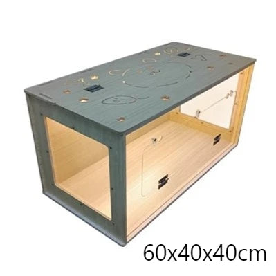 Hamster cage oversized golden bear luxury villa cheap acrylic transparent box small house chinchilla special cabinet cage