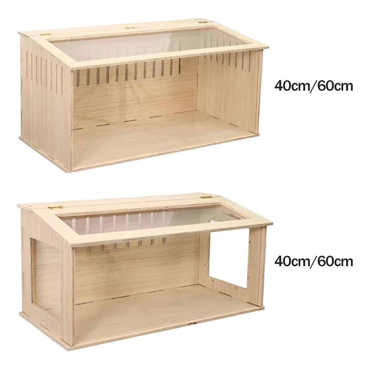 Wood Hamster Cage Nesting Box for Chicken Mice and Rat Habitat Feeding Box for Reptiles Hedgehog Mouse Guinea Pig Chinchillas