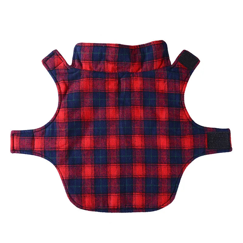 Hundekleidung Winter Rot Grün Weste Gefütterte Jacke Mantel für kleine mittelgroße Hunde Französische Bulldogge Chihuahua Welpen Kätzchen Umhang Bekleidung