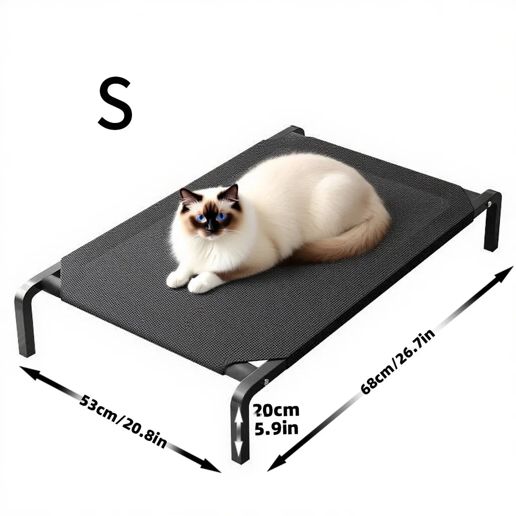 Elevated Dog Bed for All Seasons Moisture Proof Breathable Removable Washable Golden Retriever Pet Bed Pet Supplies pets bed
