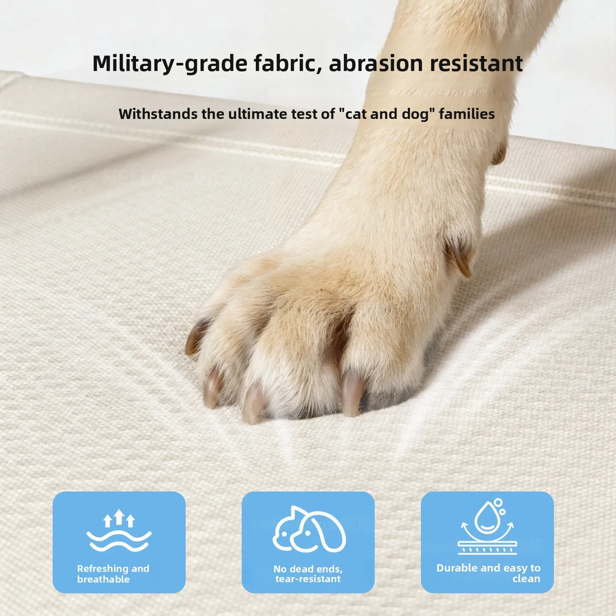 Dog marching bed can be disassembled, washed, off the ground, moisture-proof, summer pet sofa, dog bed