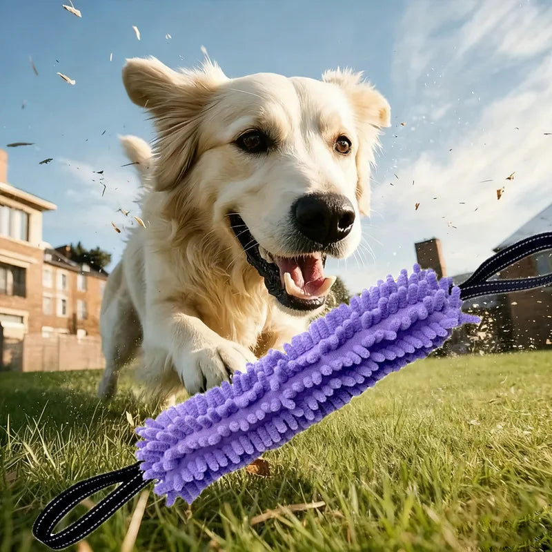 Dog Tug Toy Dog Toy Interactive Chew Toy Bite Tug Pull Toy Dog Training Toy Tug of War Toy Durable Plush Fleece Toy for Small Me