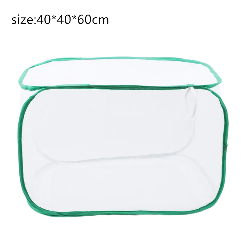Collapsible Insect Cage Mesh Insect Habitat Cage Butterfly Mantis Stick Breeding Zipper Cages Outdoor Green Net Cloth