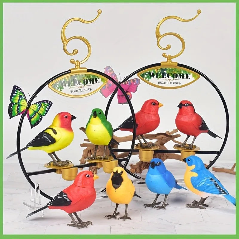 Interactive Singing Bird with Motion and Sound Control