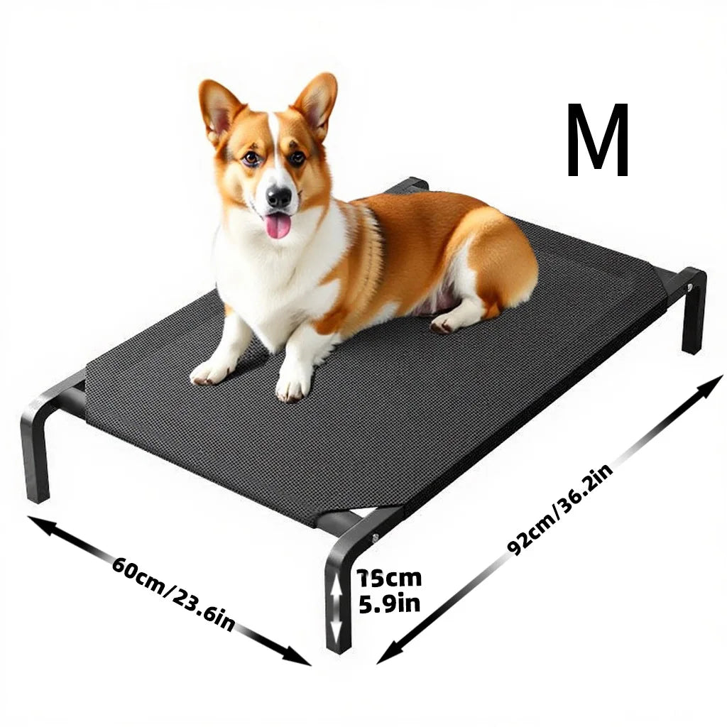 Elevated Dog Bed for All Seasons Moisture Proof Breathable Removable Washable Golden Retriever Pet Bed Pet Supplies pets bed
