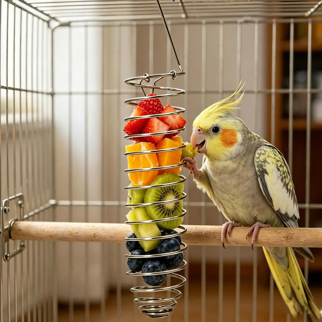 Vogel Futterhalter Futtertablett Vogelschalen für Käfig für Wellensittich Nymphensittich Papagei Conure Kanarienvogel Quaker Finke Haustier