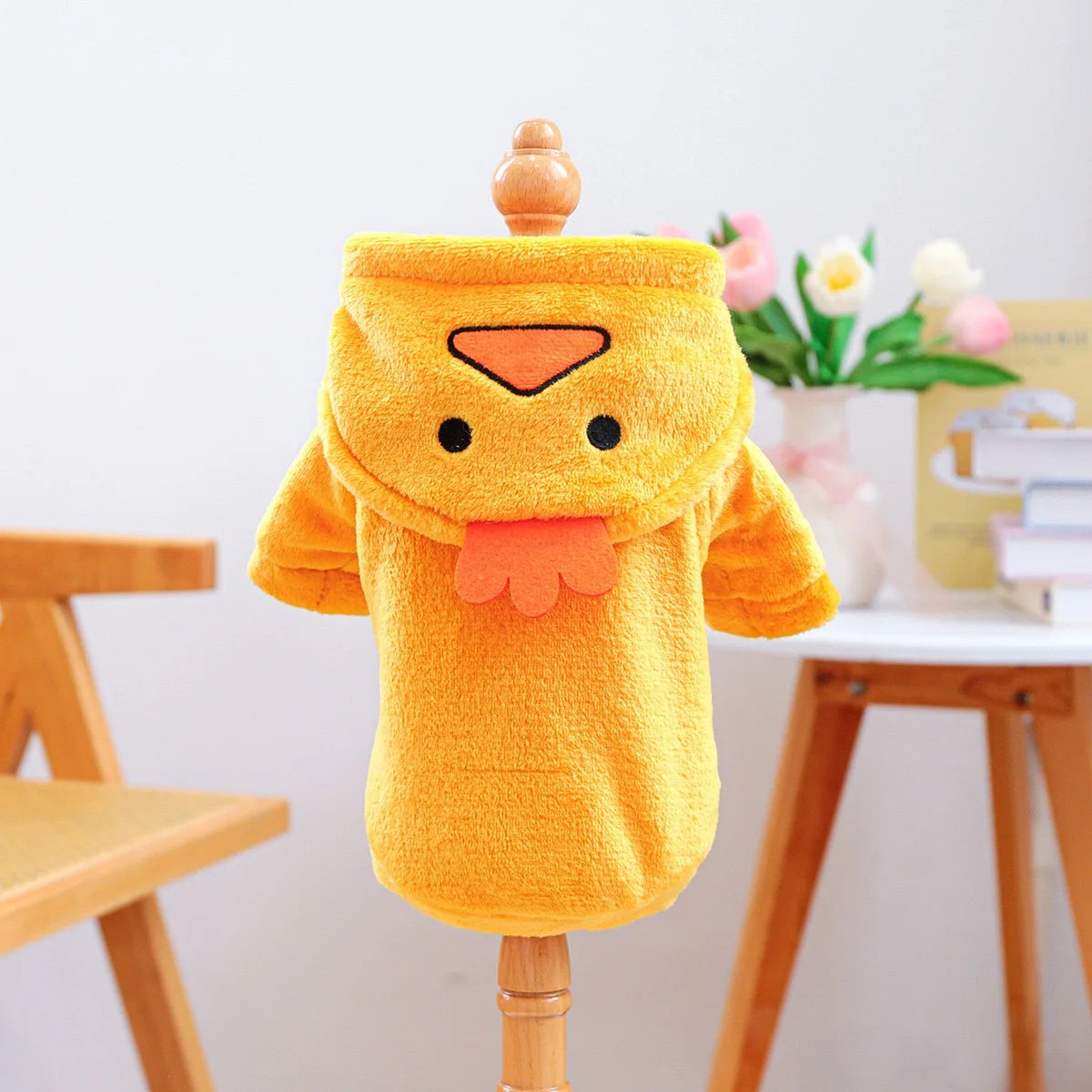Creative Cosplay Clothes for Small Medium Dogs Bear Tiger Animal Flannel Cat Hoodie New Year Winter French Bulldog Puppy Outfits